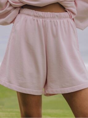 DAILY DRILLS high rise shorts in Cupid